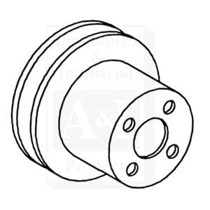 UW21019    Water Pump Pulley---Replaces 102221A