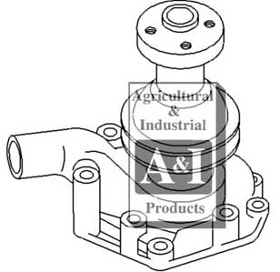 UW20118    Water Pump---Replaces 104354AS
