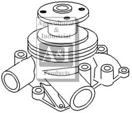 UW20115    Water Pump---Replaces 162095AS