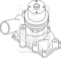 UW20111    Water Pump---Replaces 159925AS