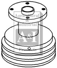 UW21023    Water Pump Pulley---Replaces 168766A