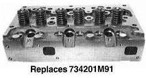 UM14885    New Cylinder Head With Valves For 3 Cyl AD3.152 Diesel 