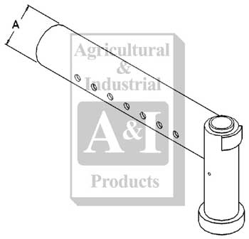 UT0240     Axle Knee---(LH) or (RH) with Bushings---Replaces 379641R91 