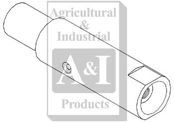 UT4153   Front Pin, Lower Pull Arm---Replaces 406685R1