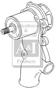 UA30473    Water Pump Without Pulley---Replaces 79003714, 3637411M91