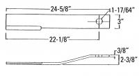 UCP0635    BUSH HOG Rotary Cutter Blade---Replaces 81395