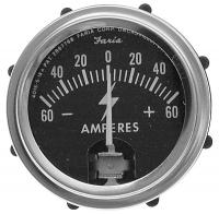UF42420    Ammeter Gauge---60 AMP---Chrome Ring