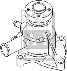 AC20002    Water Pump---Replaces 72101382 