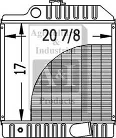 UJD20420    Radiator---Replaces RE70236