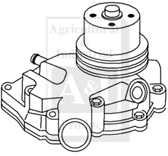UJD20526   Water Pump---Replaces AR74110 