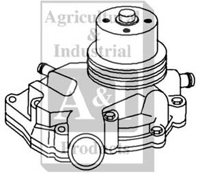 UJD20528    Water Pump---Replaces AR65965