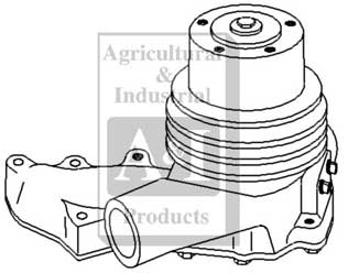 UJD20529   Water Pump---Replaces RE70250 