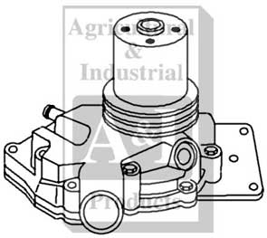 UJD20580   Water Pump---Replaces AR65917, TY6734