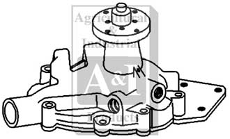 UJD20537   Water Pump---Replaces RE31600 