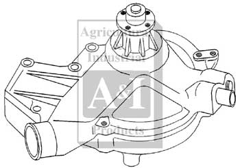 UJD20550   Water Pump---Replaces AR98549 