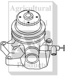 UJD20553    Water Pump---Replaces AT12862