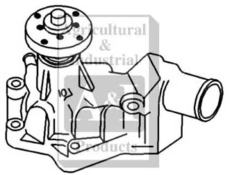 UJD20568   Water Pump---Replaces RE61712 