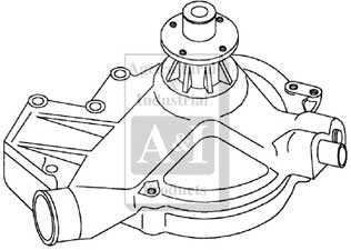 UJD20570   Water Pump---Replaces RE20022  