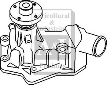 UJD20573   Water Pump---Replaces RE67037 