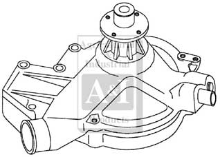 UJD20580   Water Pump---Replaces RE20023 