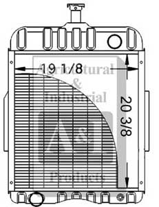 UT1355R      Radiator---Replaces 65426C1, 396351R9, 403649R1