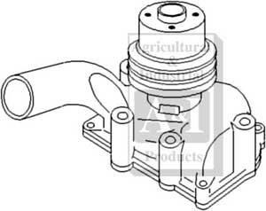 UW20109    Water Pump---Replaces 162804AS