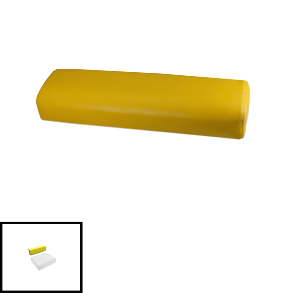 UJD83411  Seat Back Cushion, Yellow on Wood - AM3462T