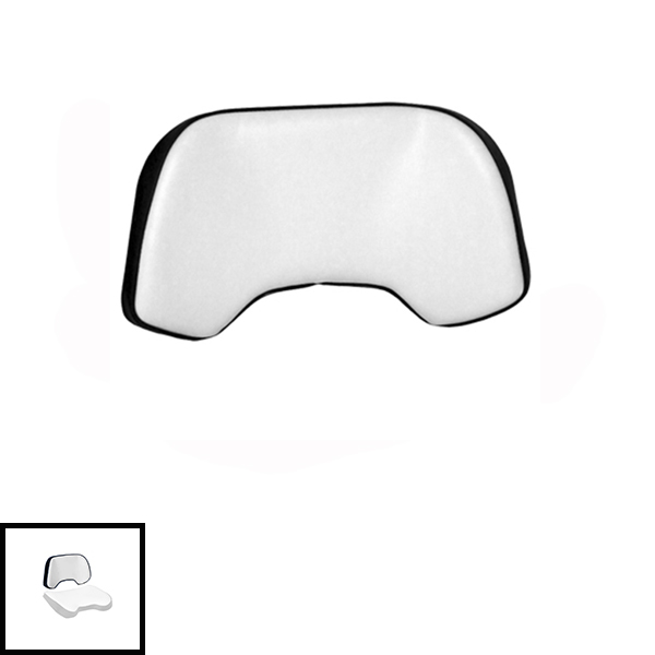 UA91420  Seat Back Cushion, Black & White Vinyl on Steel