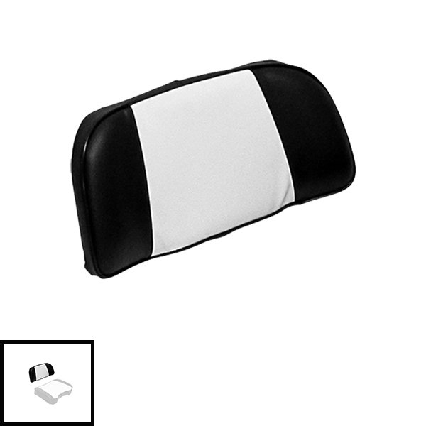 UA91418   Seat Back Cushion, Black & White on Wood