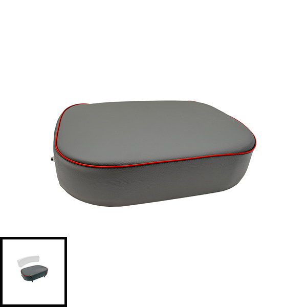UM82252  Seat Bottom, Gray Vinyl on Wood - 1019806M91
