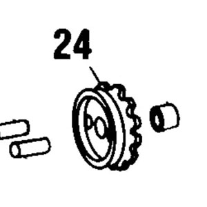 UNHSQB00646 Clutch Sprocket, Used - Replaces 131928