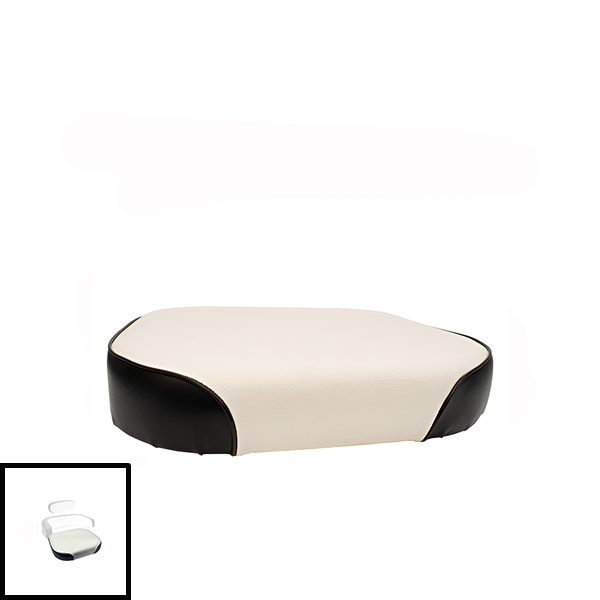 UM82256  Seat Bottom, Black & White Vinyl on Wood - 1031153M91