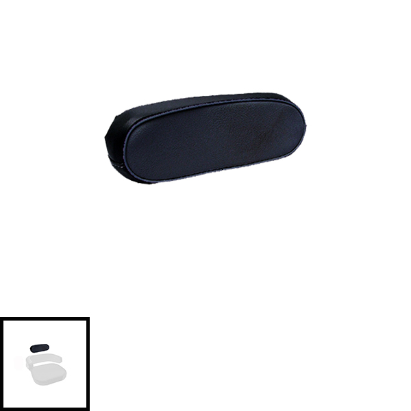UM82259  Upper Seat Back, Black Vinyl on Wood - 1031158M91-5