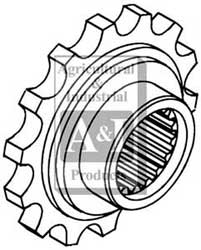 UW50605    Front Coupler Sprocket---Replaces 107415A