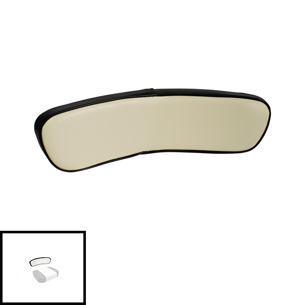UT5495  Seat Back, B&W Vinyl on Steel