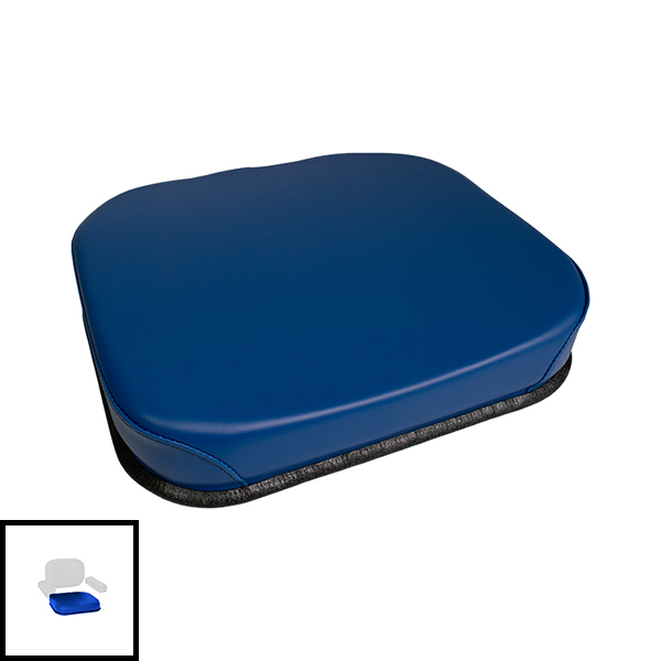 UF8299  Seat Bottom Cushion - Blue Vinyl on Steel