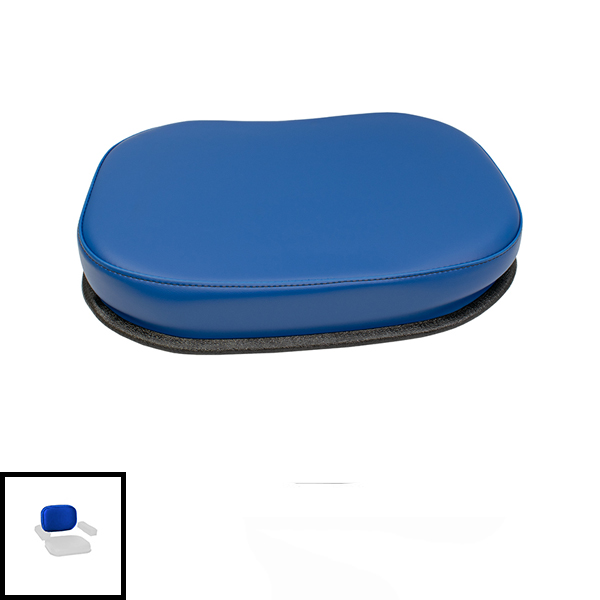 UF8297  Seat Back Cushion - Blue Vinyl on Steel
