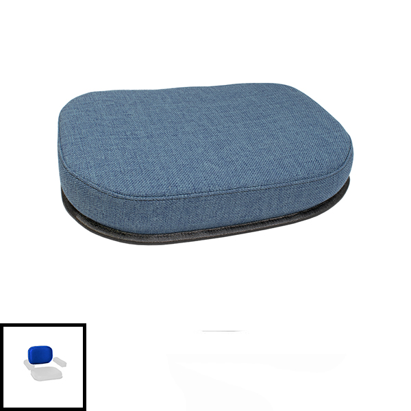 UF8296  Seat Back Cushion - Blue Fabric on Steel