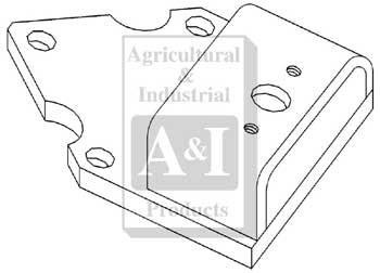 UW60807    Front Drawbar Support---Replaces 163582A