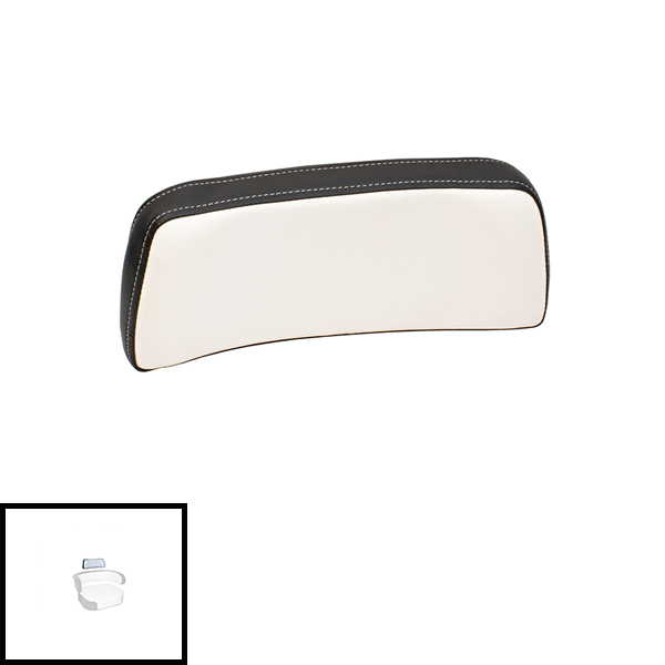 UT5600  Seat Upper Back, B&W Vinyl on Steel