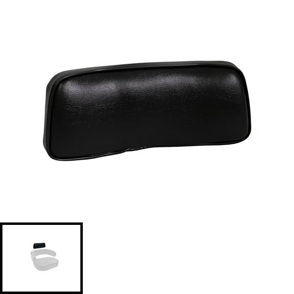 UT5612  Seat Upper Back, Black Vinyl on Steel