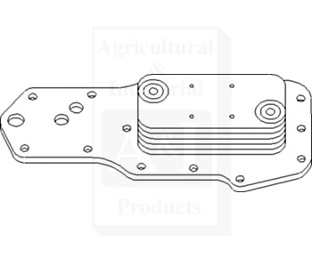 UF18910   Oil Cooler with Mounting Gaskets---Replaces 3957543