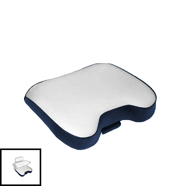 UA91431  Seat Bottom Cushion, Black & White on Steel