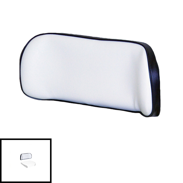 UT5459  Seat Back, Black & White Vinyl on Steel