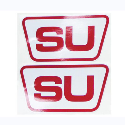 UF81894 Ford SU Decals (Set of 2), Red/White