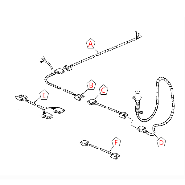NHMC9612080U  Wiring Harness, Used - 9612080