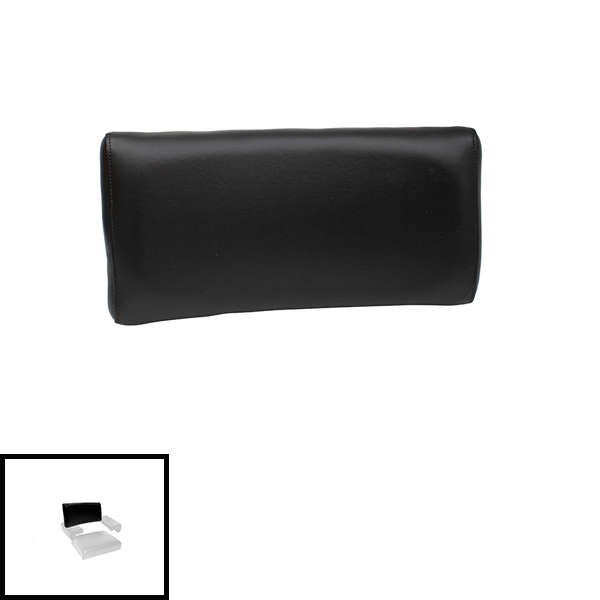 UT5471  Seat Back, Black Vinyl on Wood - AR21966R