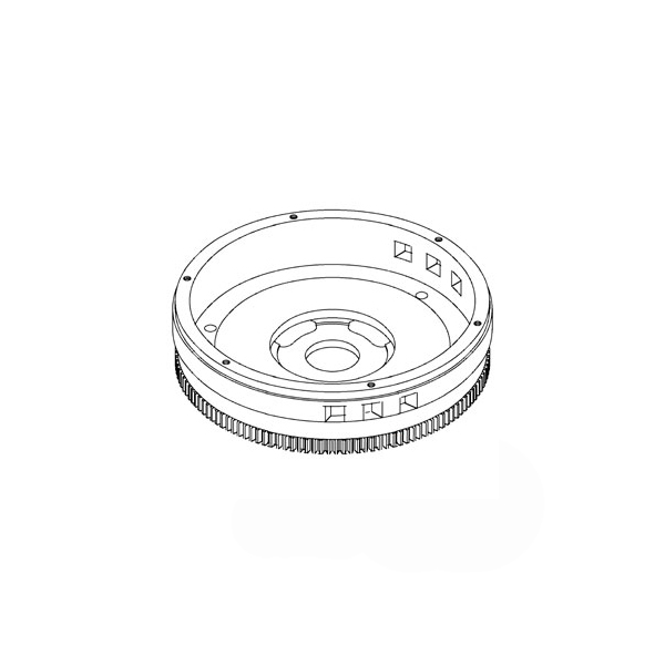 UJD10732  Flywheel with Ring Gear, New - AR97317