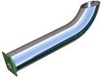 JDCP16     Double Wall Curved Top Pipe---Replaces JDS448