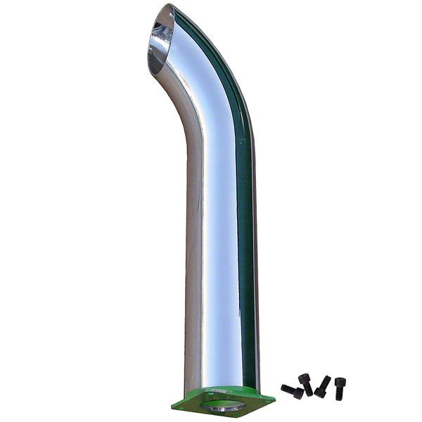 UA999448 Double Wall Curved Top Chrome Pipe